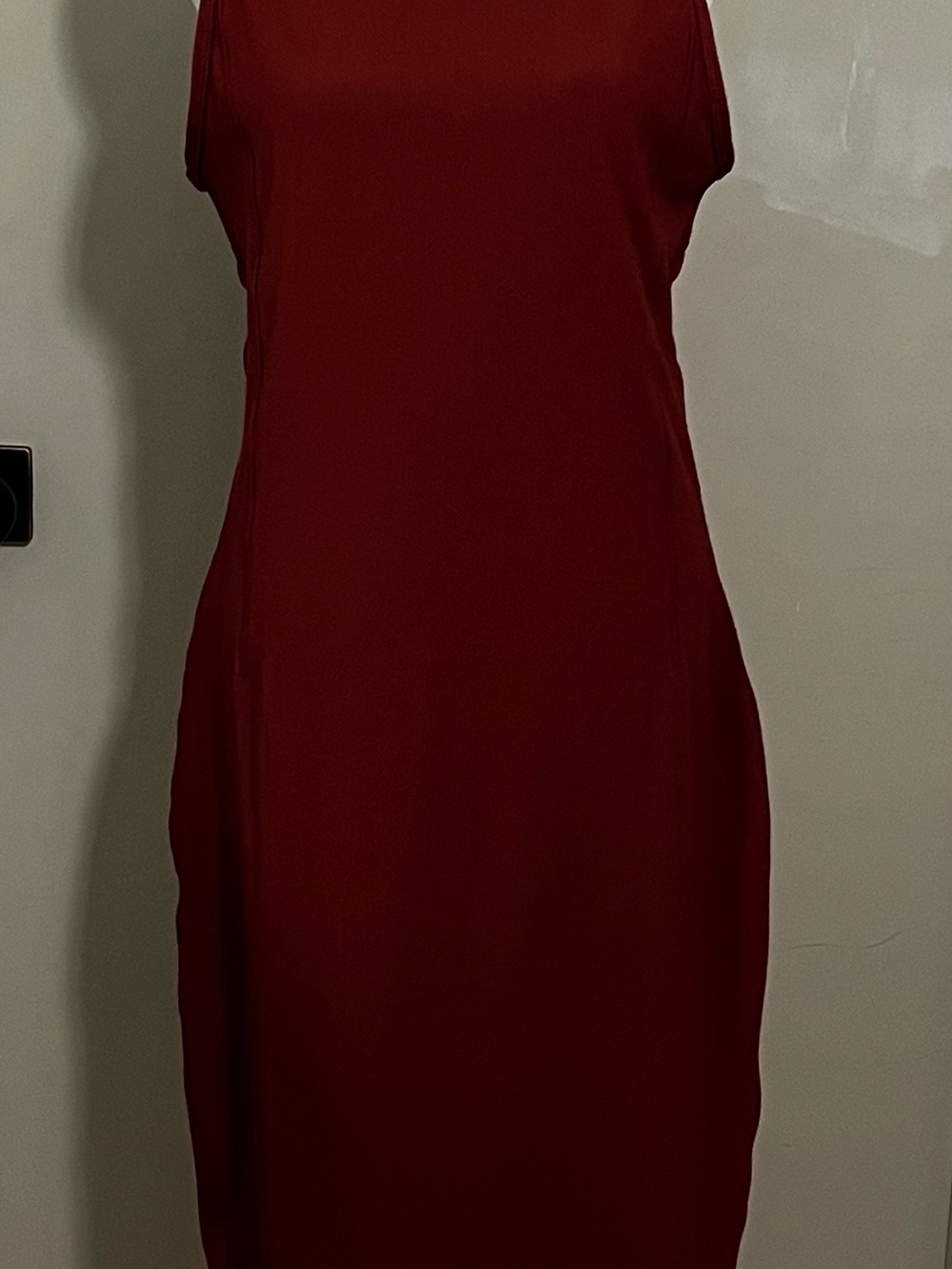 lululemon athletica Sleeveless Midi Dress in Burgundy